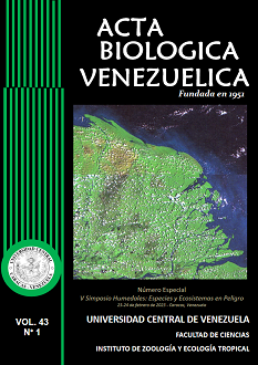 					Ver Vol. 43 Núm. 1 (2023): V Simposio Humedales: Especies y Ecosistemas en Peligro
				