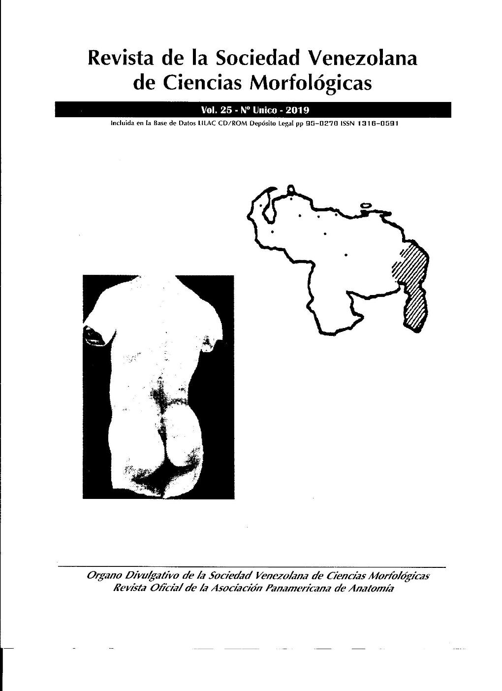 					Ver Vol. 25 Núm. 1 (2019): Revista de la Sociedad Venezolana de Ciencias Morfológicas
				